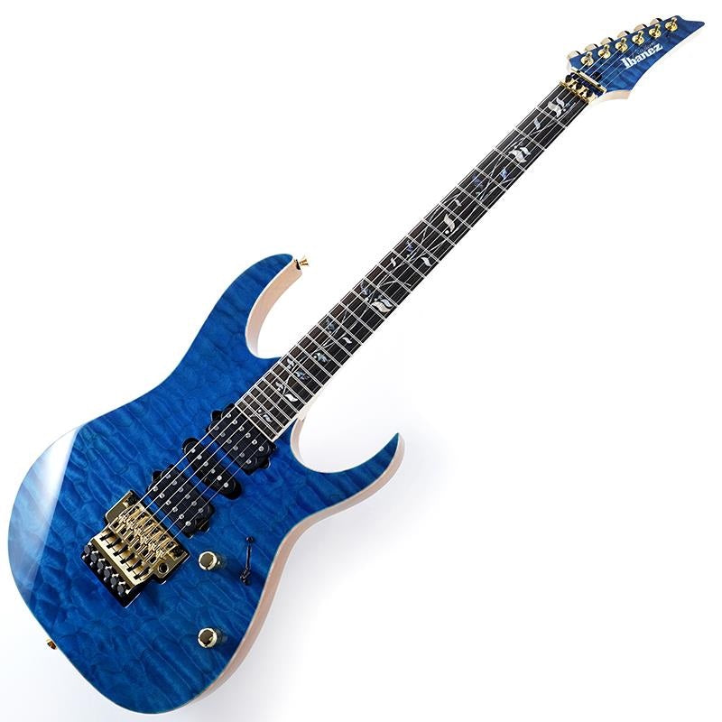 Ikebe_50th_Anniversary_j_custom_IKRG85701_(Quilted_Maple_Top___See_Through_Blue)_SN_F2504576_02