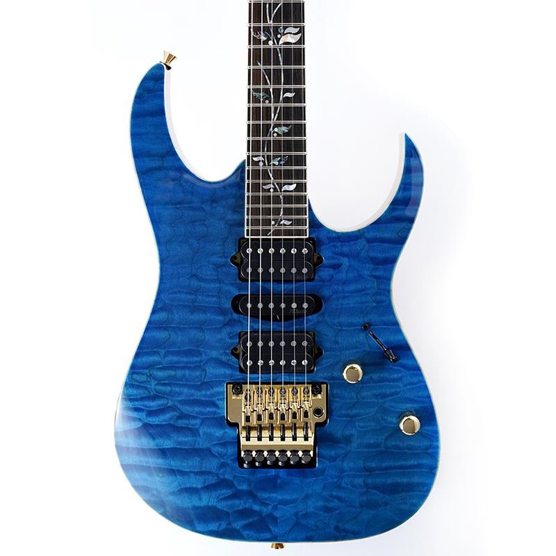 Ikebe_50th_Anniversary_j_custom_IKRG85701_(Quilted_Maple_Top___See_Through_Blue)_SN_F2504576_11