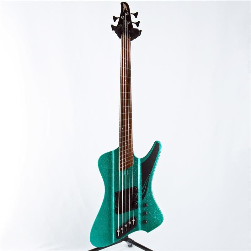 USED_D-Roc_Standard_5strings_(Gloss_Metalflake_Aquamarine)_02