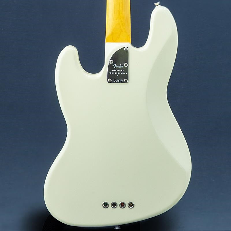 USED_American_Professional_II_Jazz_Bass_FRETLESS_(Olympic_White_Rosewood)_02
