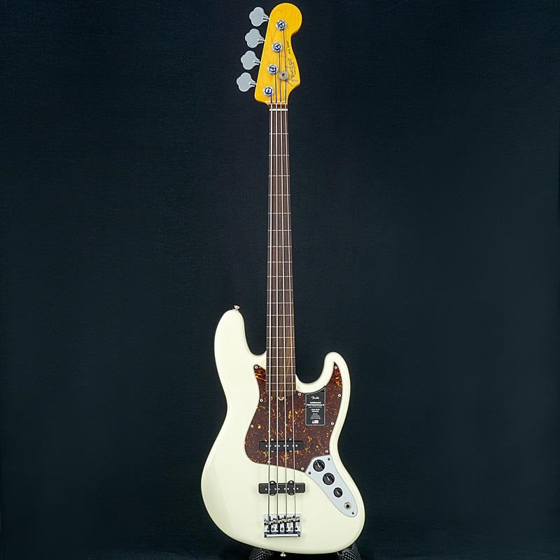 USED_American_Professional_II_Jazz_Bass_FRETLESS_(Olympic_White_Rosewood)_03