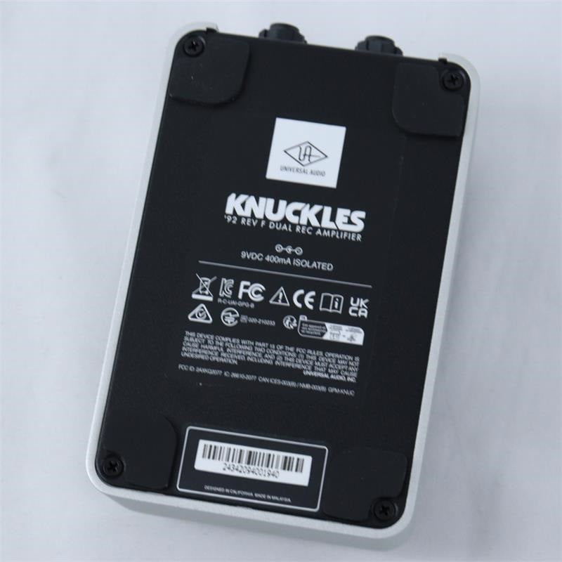 USED_UAFX_Knuckles_'92_Rev_F_Dual_Rec_Amplifier_(Universal_Audio)_Preamp_Amplifier_Simulator_04