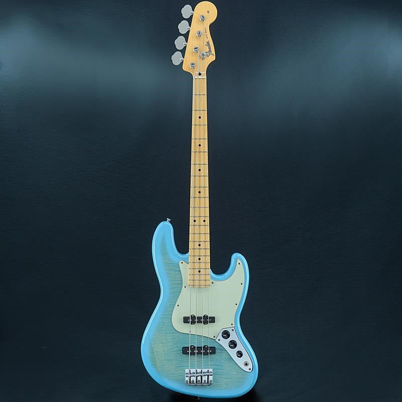 USED_2024_Collection_Hybrid_II_Jazz_Bass_Flame_Maple_Top_(Celeste_Blue)_03