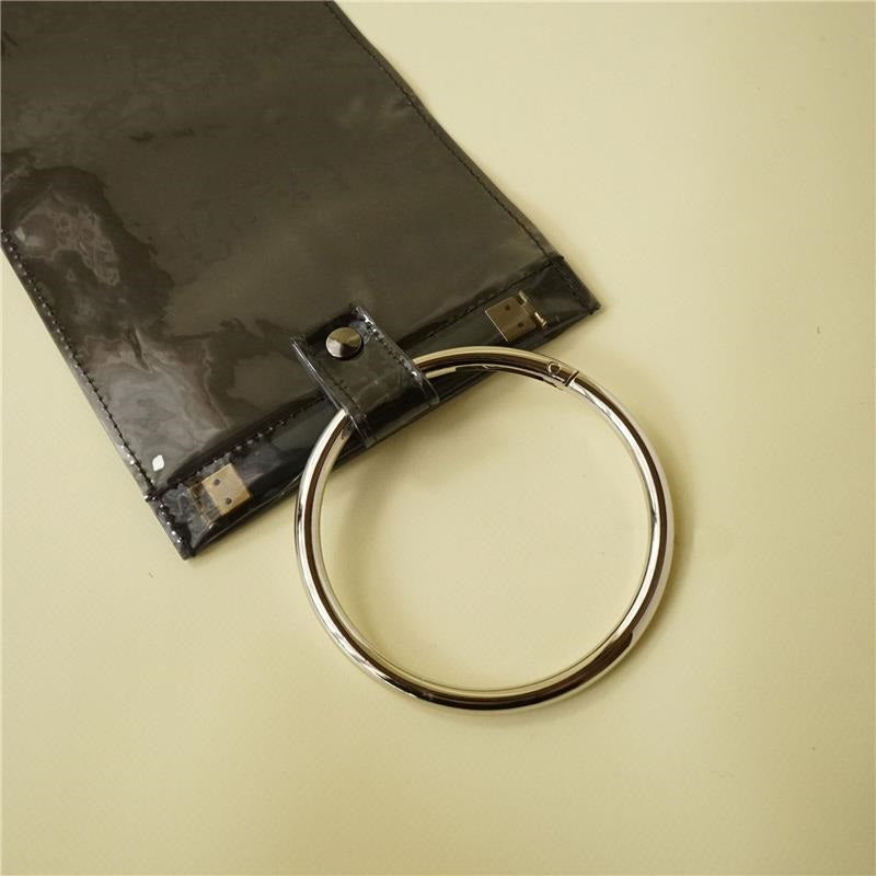 Monochrome_PVC_Big_Ring_Carabiner_Stick_Case,_Gray_05