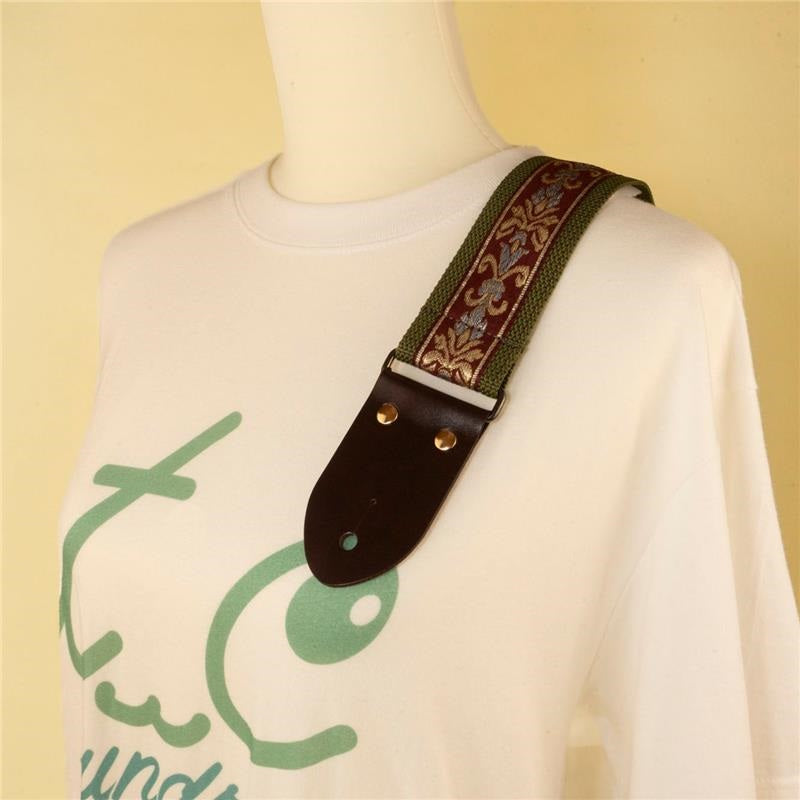 Botanical_Ribbon_Guitar_Strap_Wine_06