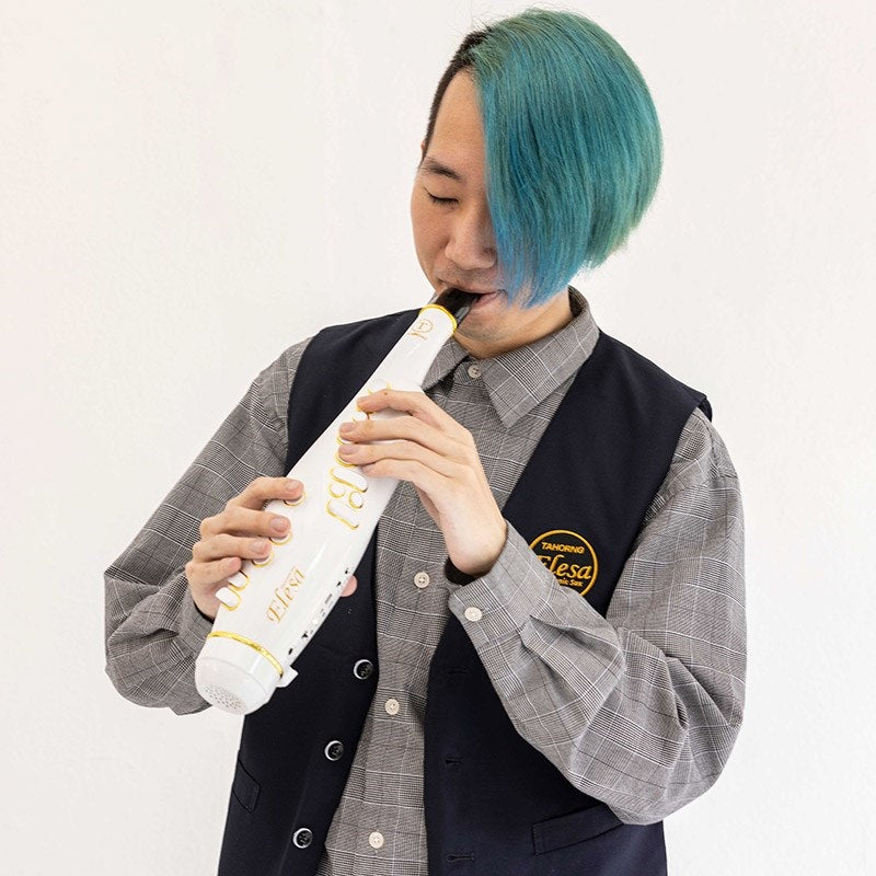 ELESA_Electronic_Saxophone_(White)_ELS10WH_(Model_with_Carrying_Case)_03