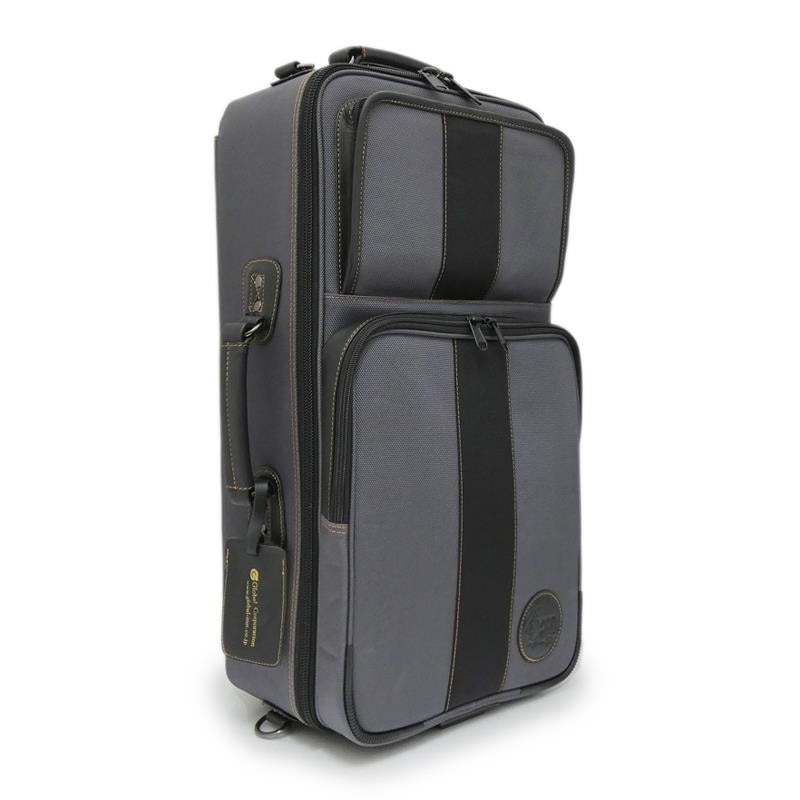 GuardBags_Elite_Series_5-ECSG-K_Trumpet_Triple_Case___Gray_Cordura_Nylon_with_Black_Nylon_Lining_01