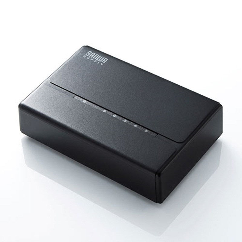 LAN-SWHP501BK_(Switching_Hub)_(Sanwa_Supply)_01