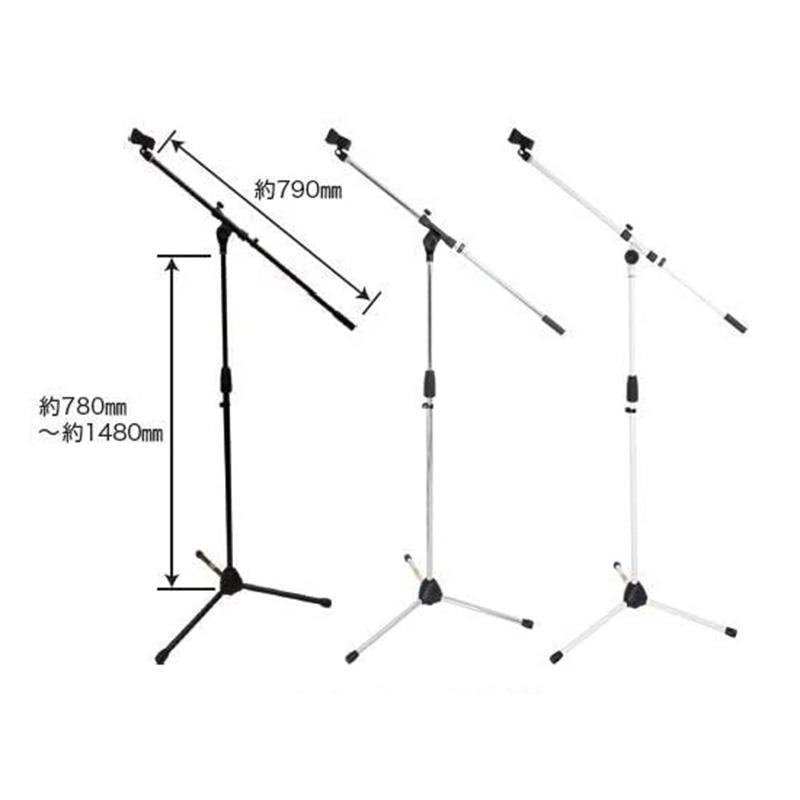 MBCS-02_BK_(Black)_Microphone_Stand_(Boom_Type)_with_Clip-on_Microphone_Holder_and_Soft_Case_02