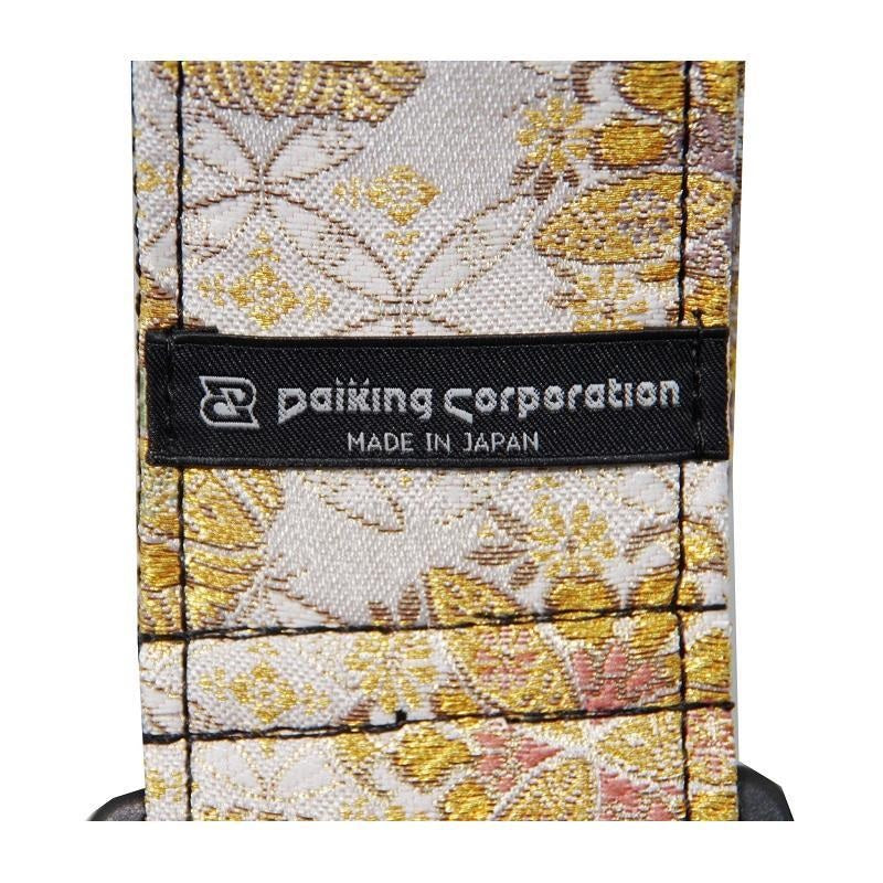 Nishijin-woven_guitar_strap_DGS-NKSH-60_with_gold_enamel_cloisonné_and_platinum_pattern_04