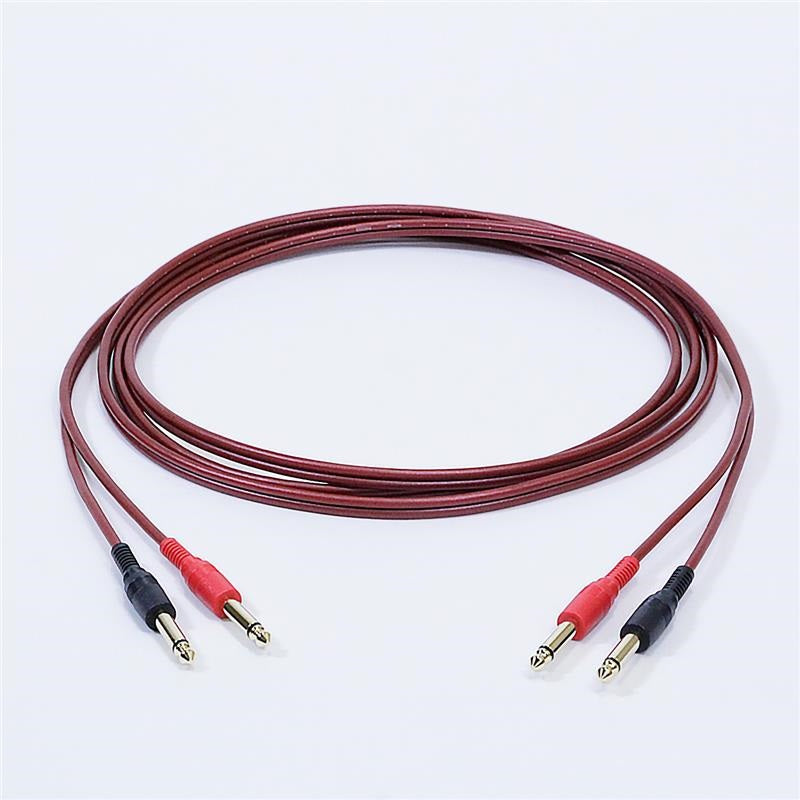PASSGO_RED_ST_TS_PHONE_Cable_(Stereo)_(3_0m)_(PASSGO_Red)_(Line_Cable_Stereo_Cable_Instrument_Cable)_(Stereo_Phone-Phone)_(6_3_(2-pole_L_R)_-_6_3_(2-pole_L_R))_01
