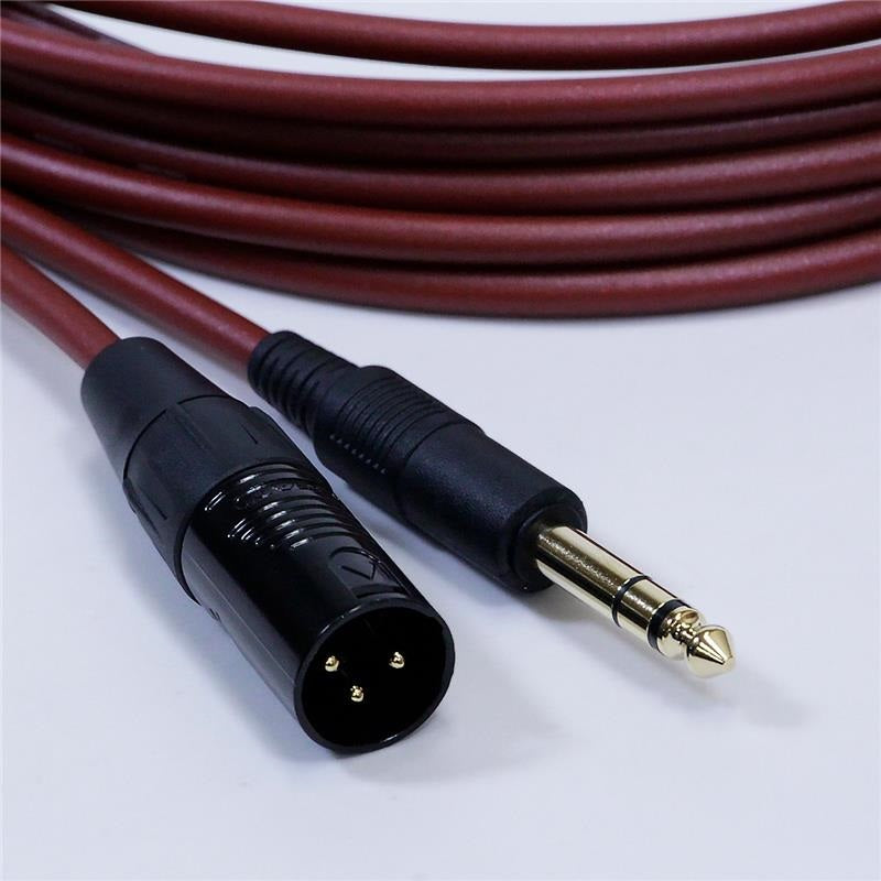 PASSGO_RED_TXM_Cable_(3_0m)_(Passgo_Red)_(Line_Cable_Monitor_Speaker_Cable)_(TRS-XLR_Male)_(6_3_(3-pole)_-_XLR_(M))_(Made_in_Japan)_02