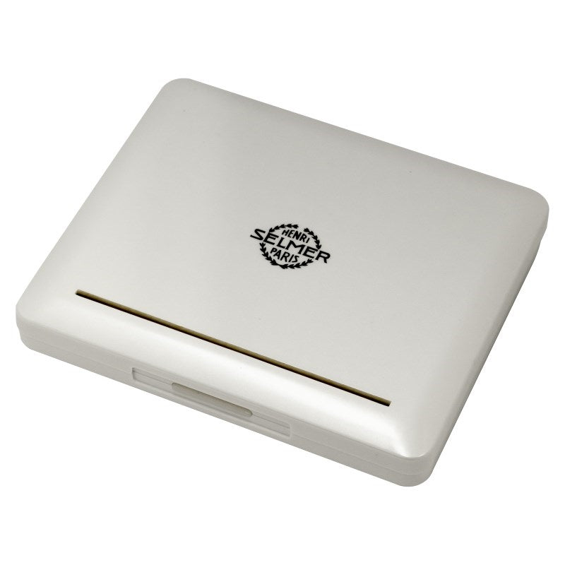 Pearl_White_Selmer_Logo_Reed_Case_for_Tenor_Saxophone,_Plastic_(10-Pack)_01