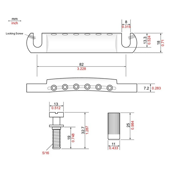 T1ZSA-N_TonePros_Standard_Aluminum_Tailpiece_(Nickel)_03