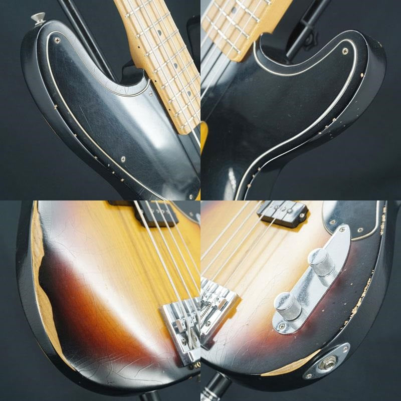 USED_Mike_Dirnt_Road_Worn_Precision_Bass_(3-Color_Sunburst_Maple)_10