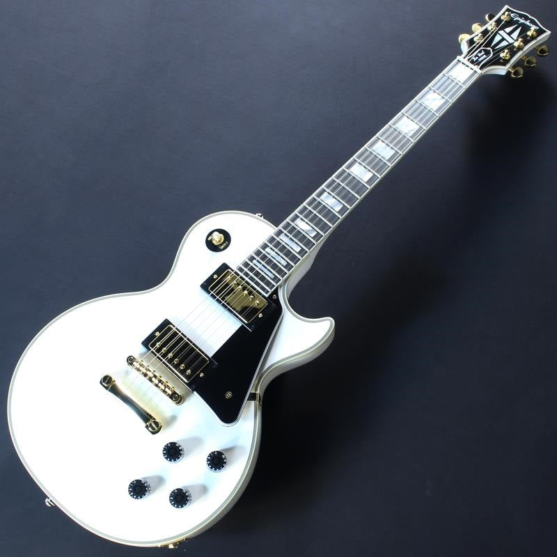 USED_Inspired_by_Gibson_Custom_Les_Paul_Custom_(Alpine_White)_02