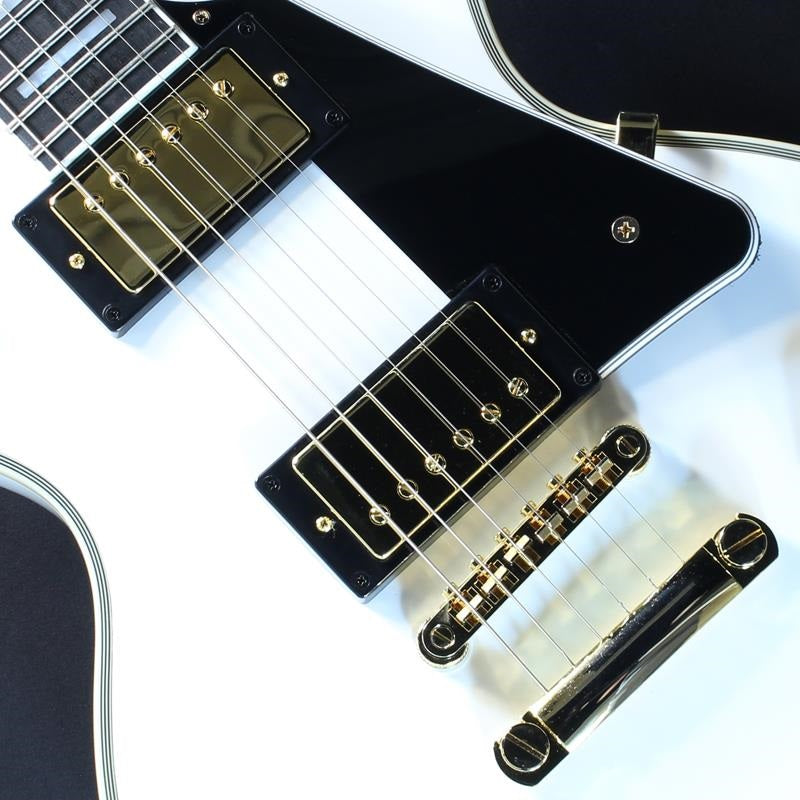 USED_Inspired_by_Gibson_Custom_Les_Paul_Custom_(Alpine_White)_04