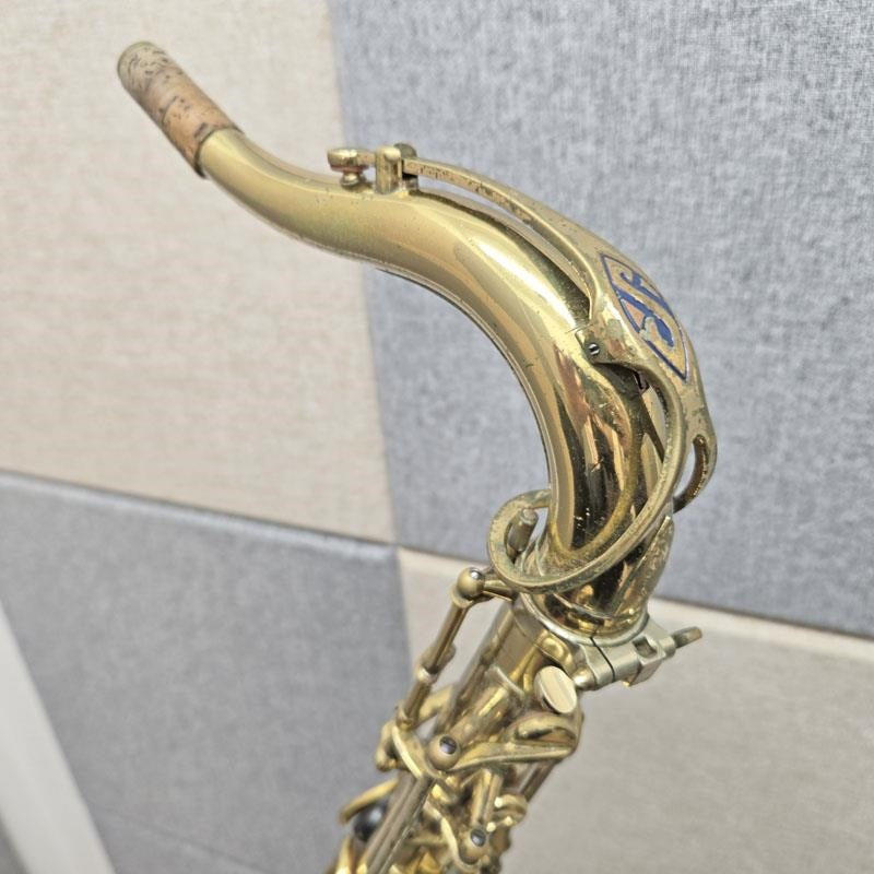 Used_1960s_H__Selmer_(France)_Tenor_Saxophone_Mark_VI_(Relacquered)_#92xx6_(As_Is,_No_Warranty)_02