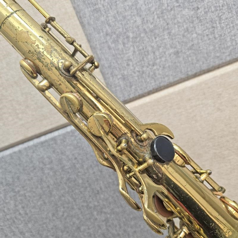 Used_1960s_H__Selmer_(France)_Tenor_Saxophone_Mark_VI_(Relacquered)_#92xx6_(As_Is,_No_Warranty)_08