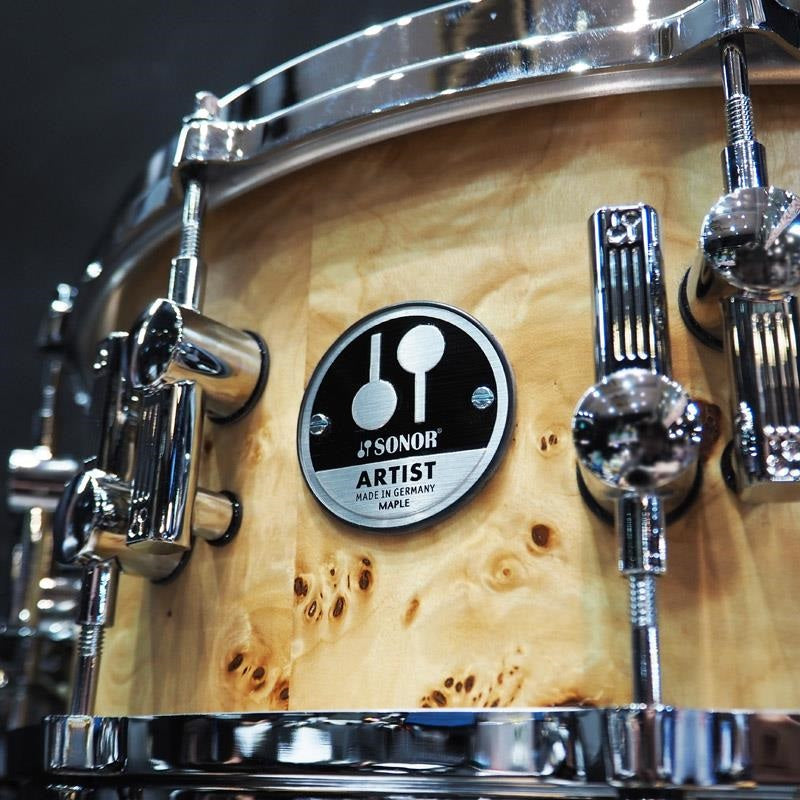 Used_AS-1406CM_Artist_Series_Snare_Drum,_Cotton_Wood_Maple,_14__x_6__with_Semi-Hard_Case_03