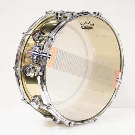 Used_Collector's_Series_Polished_Brass_Snare_Drum,_14__x_5_5_,_DRVN5514SPC_(Includes_Semi-Hard_Case)_07