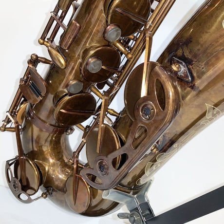 Used_J__Keilwerth_MKX_Tenor_Saxophone,_Antique_Brass,_S_N__127xx1__Ships_adjusted_and_set_up__Includes_5-year_free_key_balance_adjustment__04