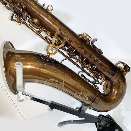 Used_J__Keilwerth_MKX_Tenor_Saxophone,_Antique_Brass,_S_N__127xx1__Ships_adjusted_and_set_up__Includes_5-year_free_key_balance_adjustment__06