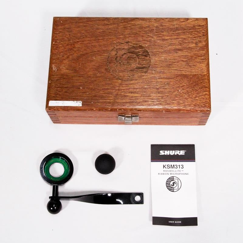 Used_KSM313_(ribbon_microphone)_(Shure)_(bidirectional)_(Roswell_Light)_08