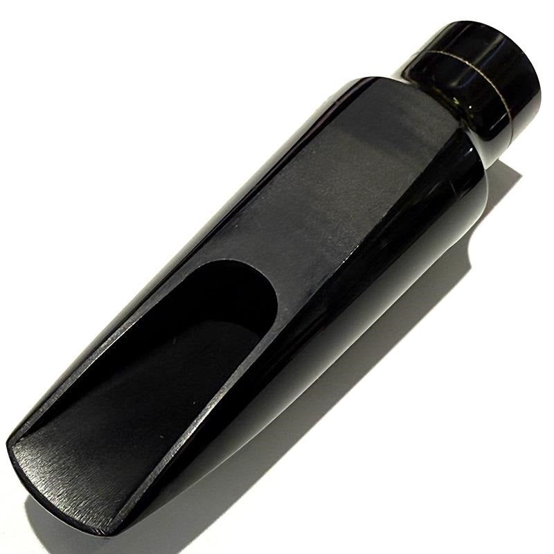 Used_Peter_Ponzol_tenor_saxophone_mouthpiece,_hard_rubber_#110_02