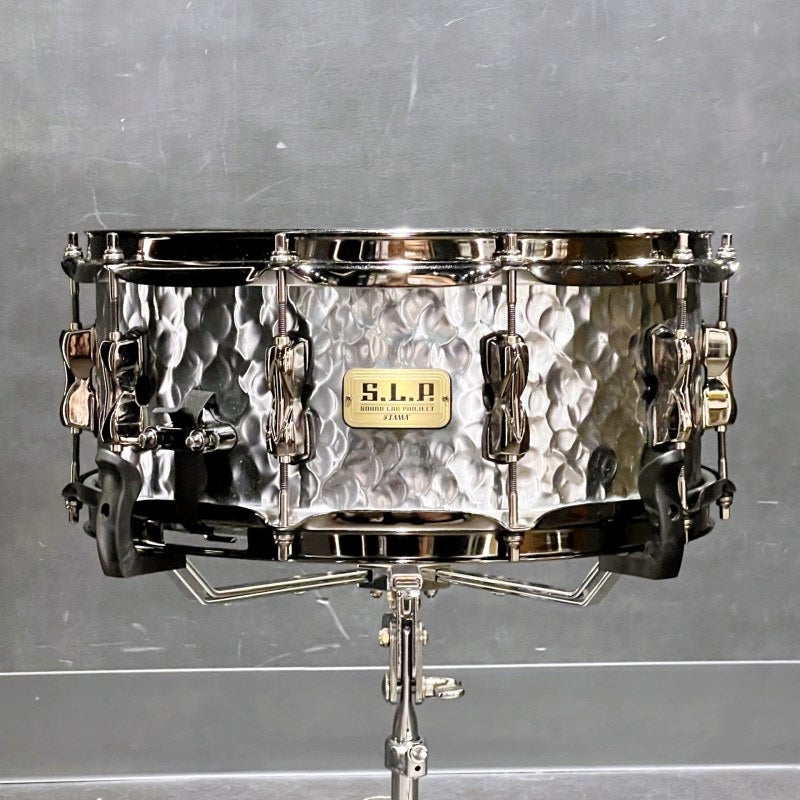 Used_SLP_Expressive_Hammered_Steel_Snare_Drum_14x6_(LST146H)_01