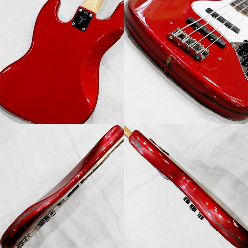 VINTAGE_Jazz_Bass_'66_Dot_Matching_Head_CandyAppleRed_R_04