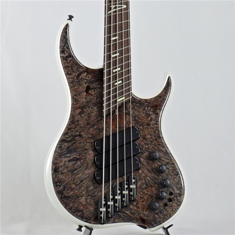 Z3_5strings_Maple_Burl_Top_Alder_Back_Wenge_Neck_(Transparent_Charcoal_and_Ducati_White)_01