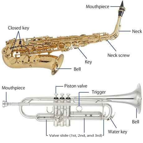 For those considering purchasing a saxophone or trumpet