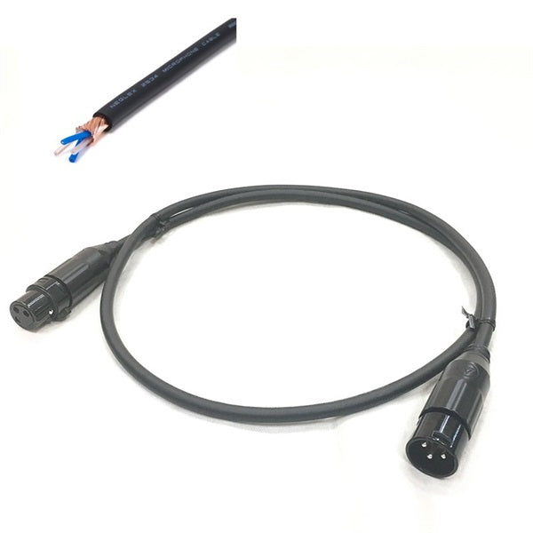 2534_XLR_Black_1_5m_[Assembly_by_Oyaide，_XLR(F)_to_XLR(M)]_[Special_Order_Item，_Lead_Time__Separate_Information]_(XLR_Microphone_Cable)_(Mogami)_(Oyaide)_01