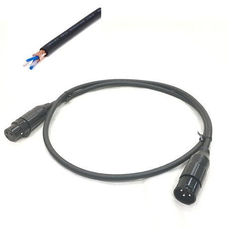 2534_XLR_Black_5_0m_[Assembly_by_Oyaide，_XLR(F)-XLR(M)]_[This_is_a_made-to-order_product，_so_lead_times_will_be_announced_separately_]_01