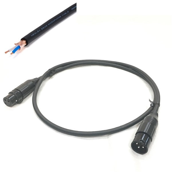 2549_XLR_Black_1_5m_[Assembly_by_Oyaide，_XLR(F)-XLR(M)]_[This_is_a_made-to-order_product，_so_lead_times_will_be_announced_separately_]_01
