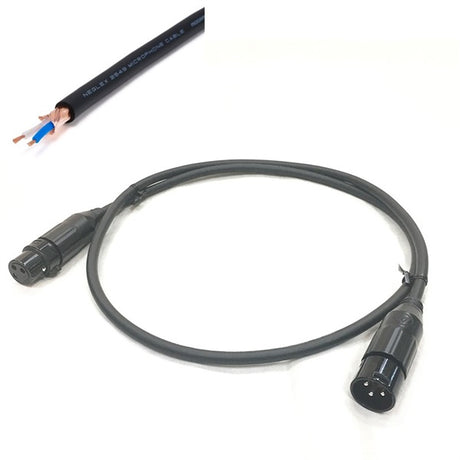 2549_XLR_Black_3_0m_[Assembly_by_Oyaide，_XLR(F)-XLR(M)]_[This_is_a_made-to-order_product，_so_lead_times_will_be_announced_separately_]_01