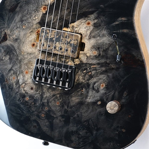 40th_Anniversary_Buckeye_Burl_Series_Duvell_Elite_6_(Trans_Natural_Fade_Black_Burst_Out_Gloss)_[Mayones_40th_Anniversary_Model]_05