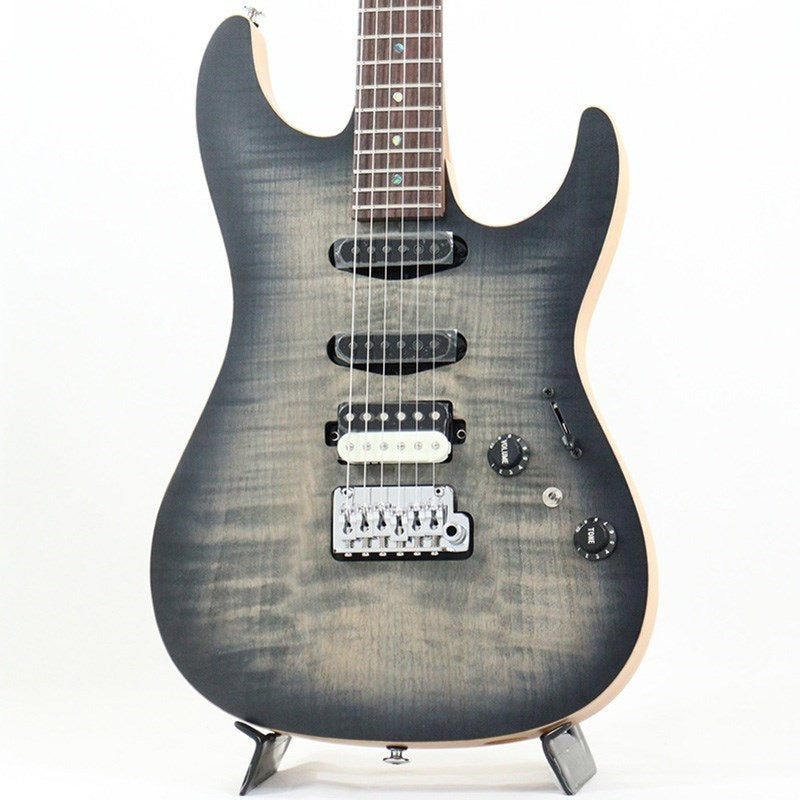 Prestige_TQM2-CUF_(Charcoal_Black_Burst_Flat)_[Tom_Quayle_Model]_01