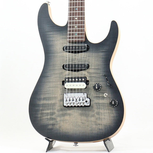 Prestige_TQM2-CUF_(Charcoal_Black_Burst_Flat)_[Tom_Quayle_Model]_01