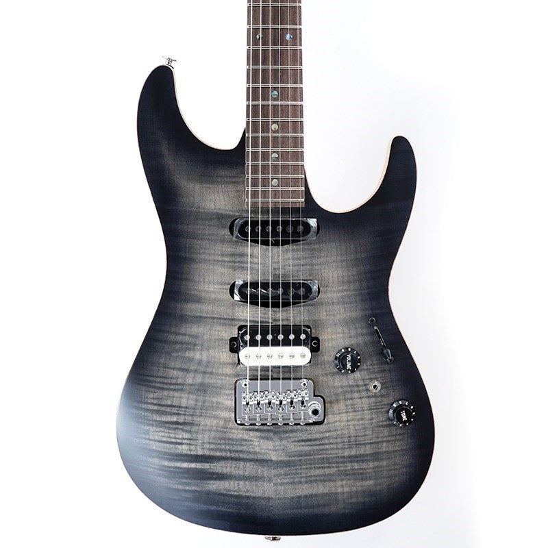 Prestige_TQM2-CUF_(Charcoal_Black_Burst_Flat)_[Tom_Quayle_Model]_10