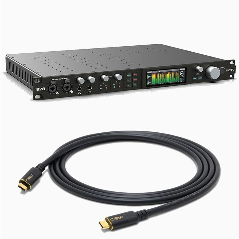 828_+_Oyaide_SCI-04_Set_(Mots)_(USB-C_Audio_Interface)_(Oyaide)_(Thunderbolt_3_Compatible_USB4_Type-C_to_Type-C_1_2m)_01