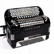 [Early_Bird_Special_Sale]_USED_EXCELSIOR_Mod_901_(Bargain_Item_with_Imperfections)_MMML_Musette_Excelsior_Italian-made_Button-type_Chromatic_Accordion_120_Bass_01