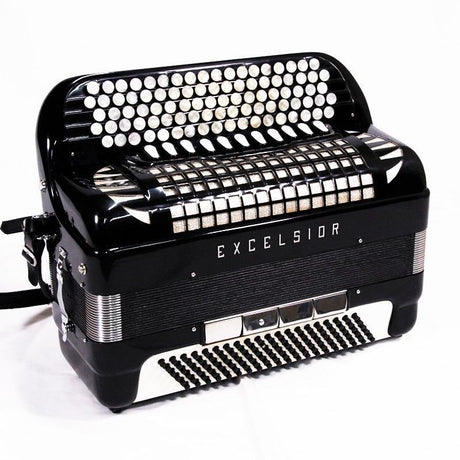 [Early_Bird_Special_Sale]_USED_EXCELSIOR_Mod_901_(Bargain_Item_with_Imperfections)_MMML_Musette_Excelsior_Italian-made_Button-type_Chromatic_Accordion_120_Bass_01