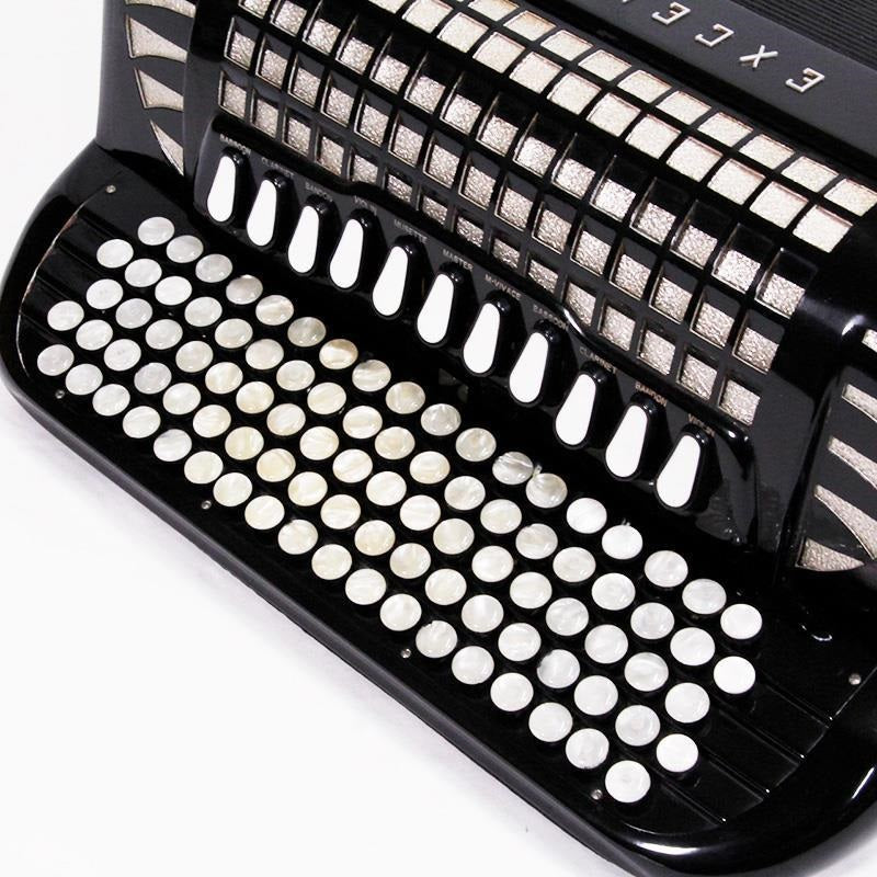 [Early_Bird_Special_Sale]_USED_EXCELSIOR_Mod_901_(Bargain_Item_with_Imperfections)_MMML_Musette_Excelsior_Italian-made_Button-type_Chromatic_Accordion_120_Bass_02