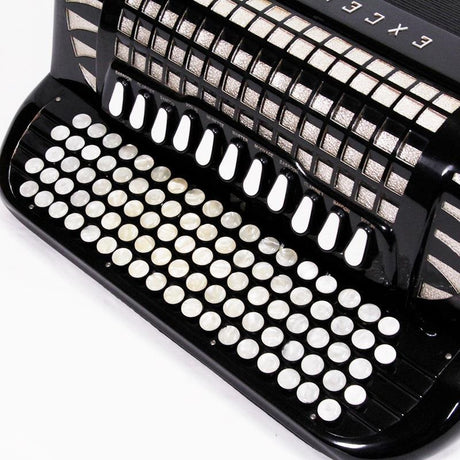 [Early_Bird_Special_Sale]_USED_EXCELSIOR_Mod_901_(Bargain_Item_with_Imperfections)_MMML_Musette_Excelsior_Italian-made_Button-type_Chromatic_Accordion_120_Bass_02