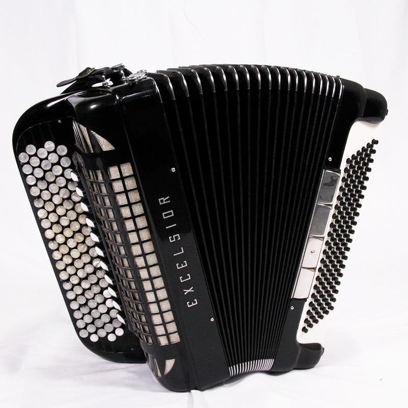 [Early_Bird_Special_Sale]_USED_EXCELSIOR_Mod_901_(Bargain_Item_with_Imperfections)_MMML_Musette_Excelsior_Italian-made_Button-type_Chromatic_Accordion_120_Bass_06