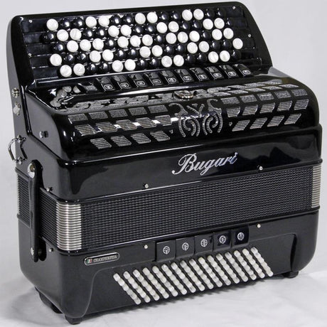 [Early_Bird_Special_Sale]_351CH_BK_(10%_OFF_Time_Sale_-_Until_10_20)_HMML_BUGARI_Bugari_Medium-Sized_Button_Chromatic_Accordion_Italy_Black_01