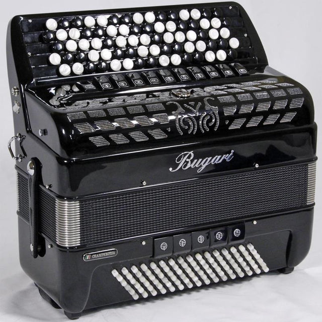 [Early_Bird_Special_Sale]_351CH_BK_(10%_OFF_Time_Sale_-_Until_10_20)_HMML_BUGARI_Bugari_Medium-Sized_Button_Chromatic_Accordion_Italy_Black_01
