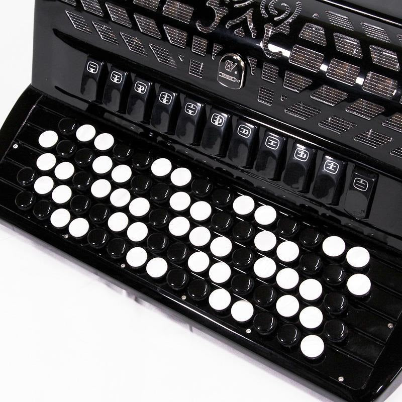 [Early_Bird_Special_Sale]_351CH_BK_(10%_OFF_Time_Sale_-_Until_10_20)_HMML_BUGARI_Bugari_Medium-Sized_Button_Chromatic_Accordion_Italy_Black_02